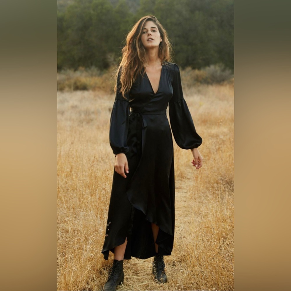 Christy Dawn Bergen Wrap Dress in Night